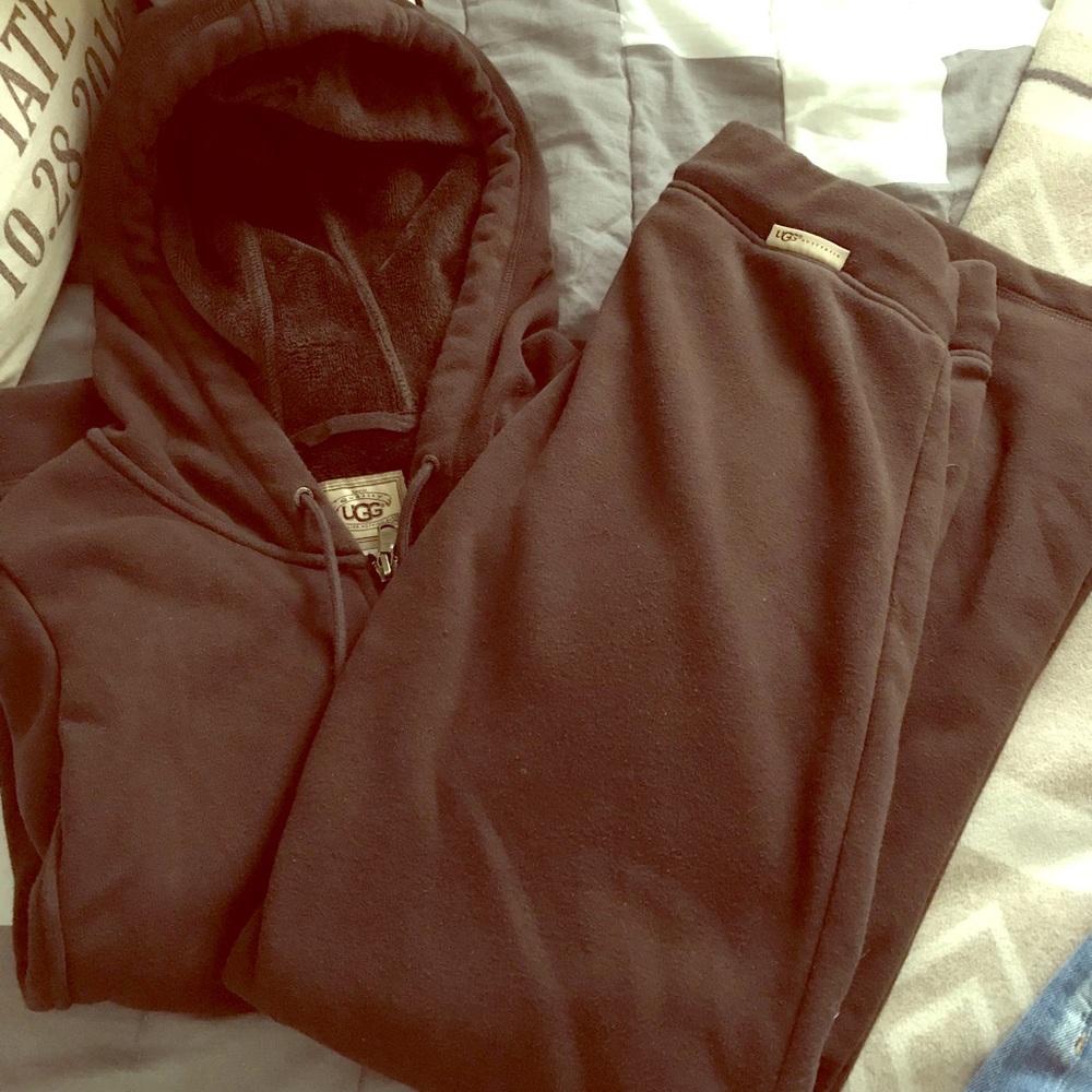 Brown UGG sweatsuit, size S